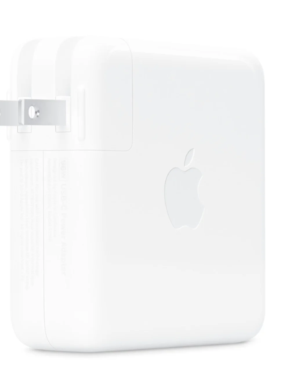 Apple White MacBook/Device Power Adapter with Apple Logo